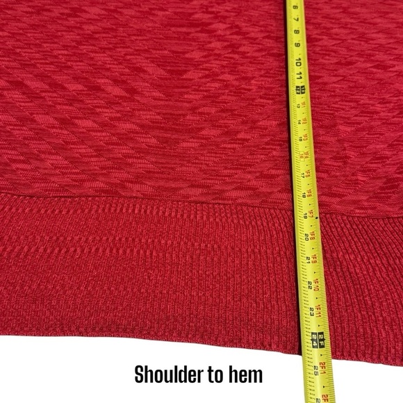 Vintage Y2K Fashion Bug Heather Red Flowy Sleeve Blouse Top Women’s Size M - Picture 11 of 11